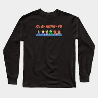 Mod.1 Arcade Yie ar Kung-Fu Video Game Long Sleeve T-Shirt